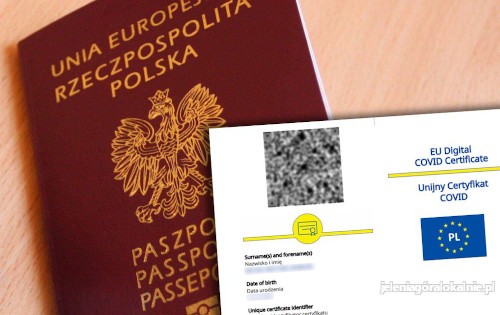 Paszport covidowy. Unijny Certyfikat Covid, UCC, Negatywny test Covid