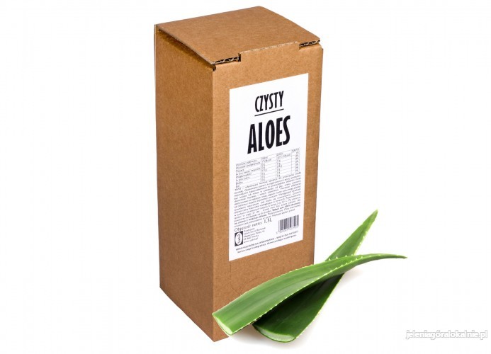 Aloes 100% sok z aloesu naturalny tłoczony bez cukru dla zdrowia NFC