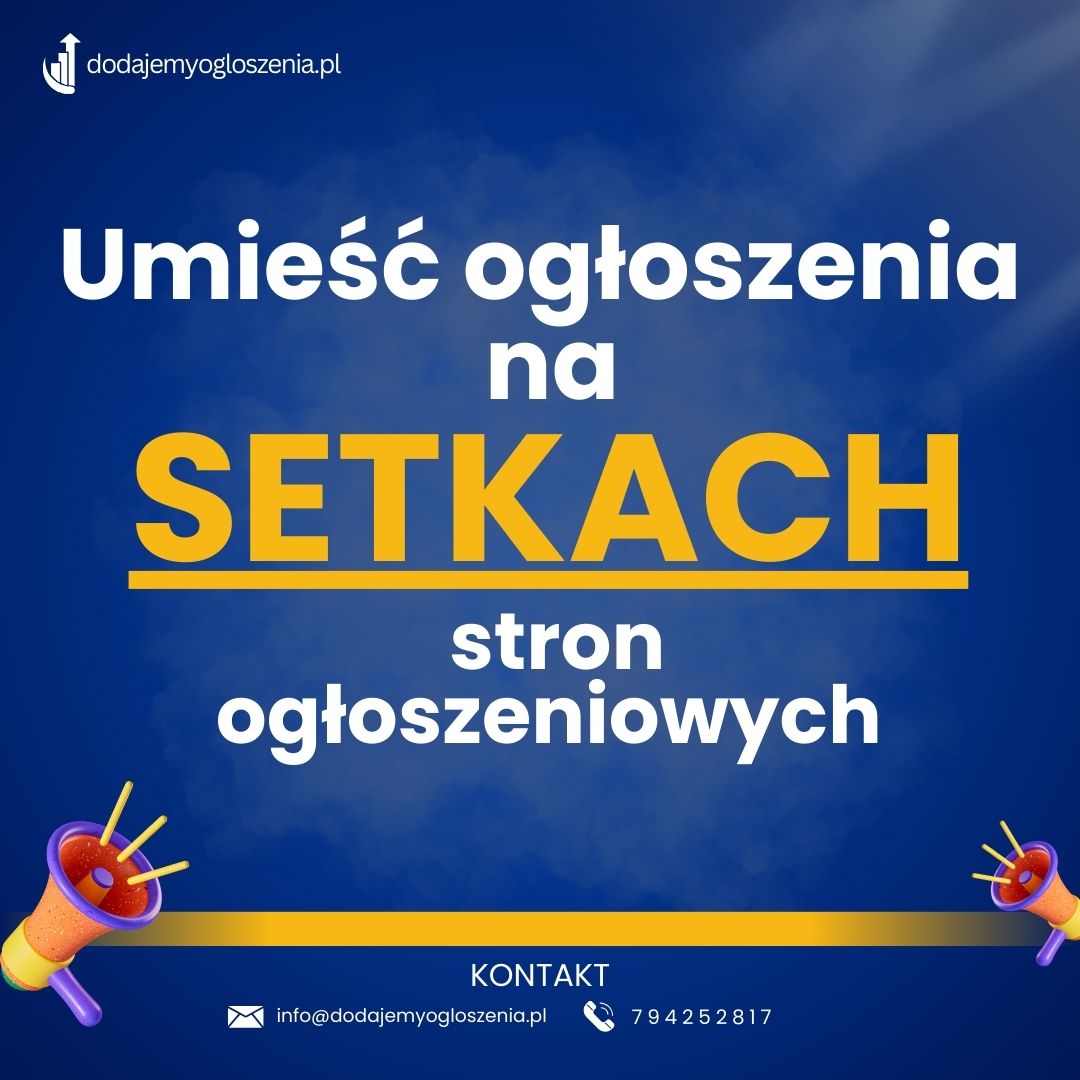 Dodaj ogłoszenia na dziesiątkach portali