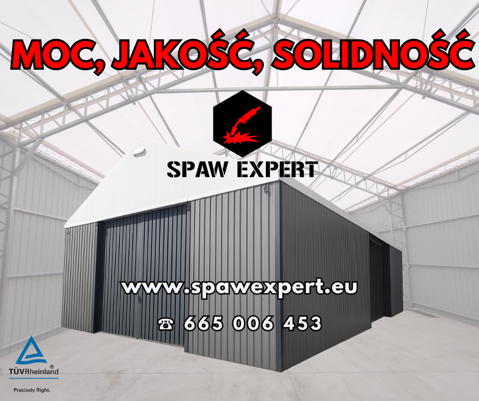 Hale namiotowe/blaszane/płytowe PIR -solidne konstrukcje stalowe